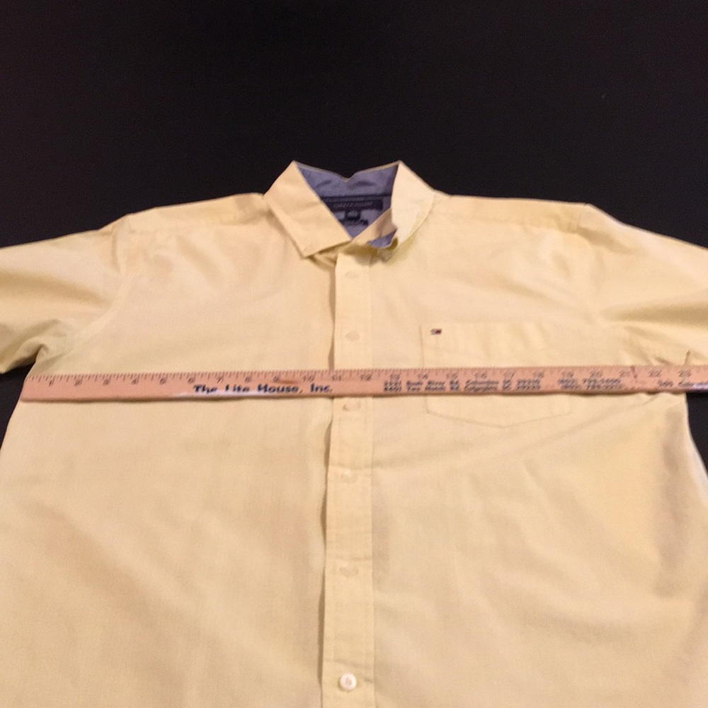 Men’s Tommy Hilfiger button down yellow shirt. - Picture 5 of 5